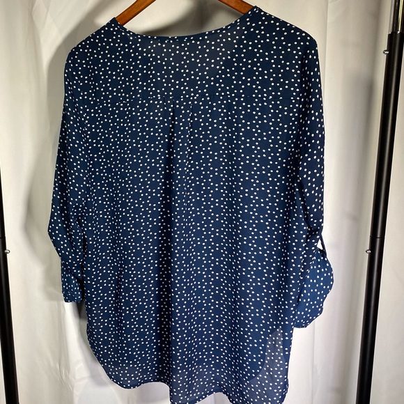 COLLECTIVE CONCEPTS  Sarkise Single Button Blouse - Picture 3 of 4